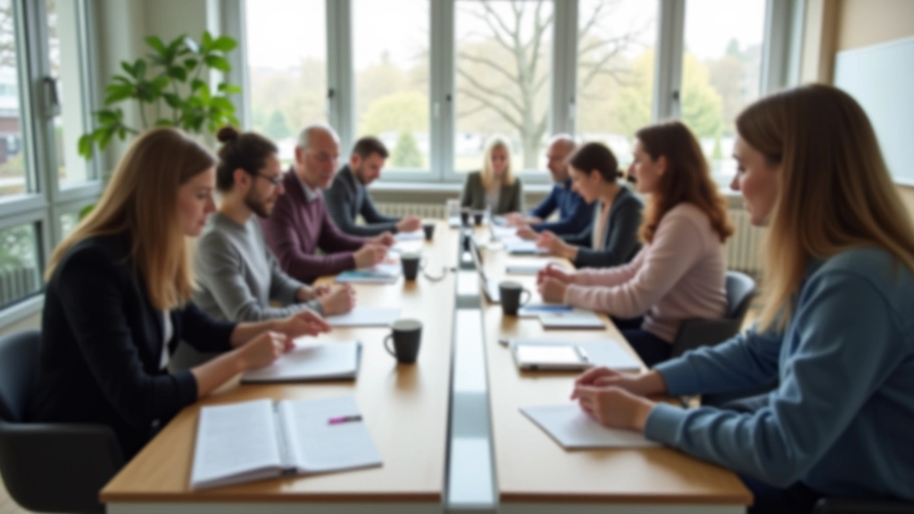 Gemeinschaftsworkshop mit Familien in Rostock, die gemeinsam an Finanzplanungsaufgaben arbeiten